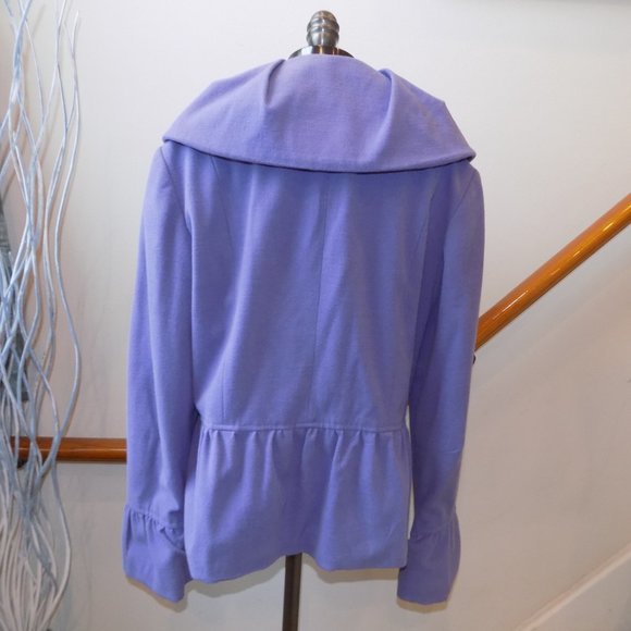 INSIGHT Lavendar Doublebreasted Coat Size 10 - Picture 3 of 3
